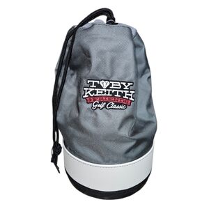 Jones Sports Co Toby Keith Golf Classic Gray White Drink Cooler Bag Tote